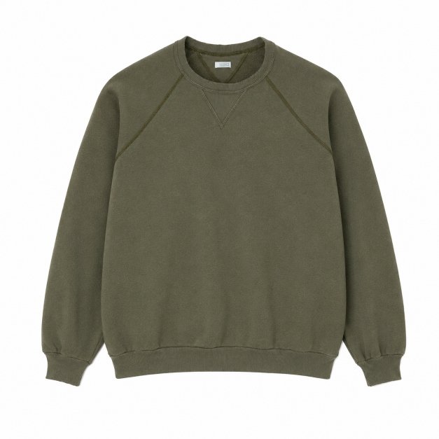 A.PRESSE Vintage Double V Sweatshirt A.PRESSE vintage double V sweatshirt in premium cotton with relaxed fit and classic streetwear design