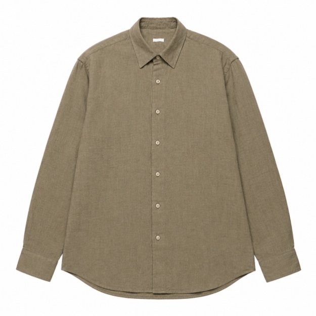 A.PRESSE 2026 Style1 Hemp Regular Collar Shirt A.PRESSE 2026 Style1 Hemp Regular Collar Shirt in premium hemp fabric with classic regular collar and modern streetwear styling.