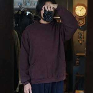 A.PRESSE 2026 Style1 Vintage Attached Hood Sweat Parka