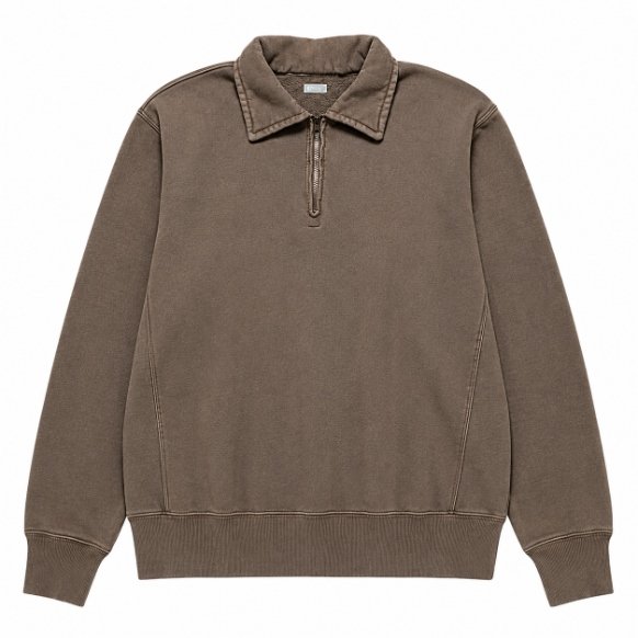 A.PRESSE 2026 Style1 Vintage Half Zip Sweat Shirt A.PRESSE 2026 Style1 Vintage Half Zip Sweat Shirt premium men's vintage half zip streetwear sweatshirt in relaxed fit