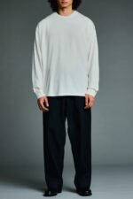 A.PRESSE Cashmere Blend Long Sleeve T-Shirt