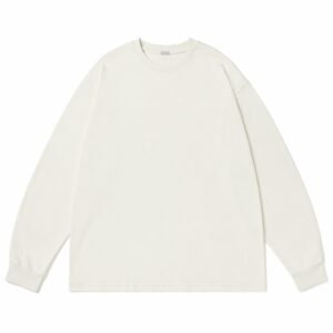 A.PRESSE Cashmere Blend Long Sleeve T-Shirt premium luxury streetwear men's long sleeve tee in soft cashmere blend fabric