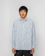 A.PRESSE Regular Collar Shirt - Navy