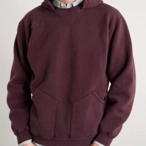 A.PRESSE Vintage Cotton-Jersey Hoodie