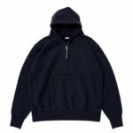 A.PRESSE Vintage Half Zip Sweat Hoodie premium vintage washed half zip streetwear hoodie with relaxed fit and soft cotton fabric