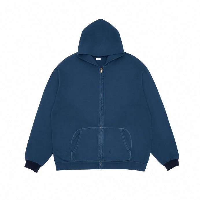 A.PRESSE Vintage Light Weight Zip Sweat Hoodie A.PRESSE Vintage Light Weight Zip Sweat Hoodie in premium lightweight cotton with vintage-inspired streetwear design