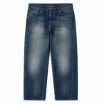 A.PRESSE Vintage Washed Straight Denim Pant with premium vintage wash and classic straight-leg fit for modern streetwear style.