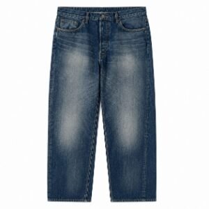 A.PRESSE Vintage Washed Straight Denim Pant with premium vintage wash and classic straight-leg fit for modern streetwear style.