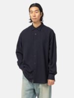 A Presse Wool Regular Collar Shirt