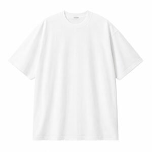 A.PRESSE Heavy Weight T-Shirt White premium heavyweight cotton men's streetwear crew neck tee
