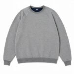 A.PRESSE Light Weight Reversible Sweatshirt premium lightweight reversible crewneck streetwear sweatshirt for everyday wear and layering