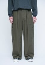A.PRESSE Usaf Hemmed Bottoms Olive