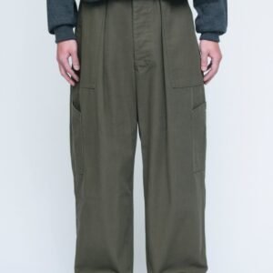 A.PRESSE Usaf Hemmed Bottoms Olive