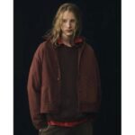 A.PRESSE Attached Sweat Hoodie Burgundy