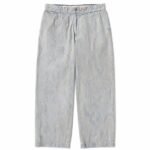 A.PRESSE Vintage Prisoner Denim Pants Bleach premium relaxed-fit vintage wash denim jeans for men's streetwear fashion USA.