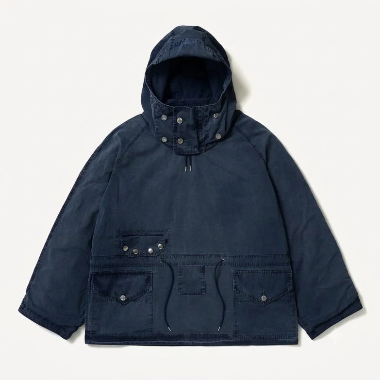 A.PRESSE Vintage Royal Navy Smock A.PRESSE Vintage Royal Navy Smock premium military-inspired men's streetwear jacket in relaxed fit with heritage utility design.