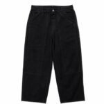 A.PRESSE Vintage Silk Hemp Double Knee Pants in premium silk hemp fabric with relaxed fit and double knee workwear design for modern streetwear.
