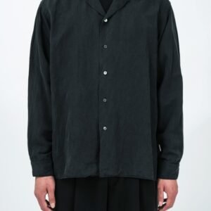 A.PRESSE Vintage Silk Open Collar L/S Shirt