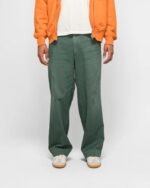 A.PRESSE Vintage Twill Work Pants - Green