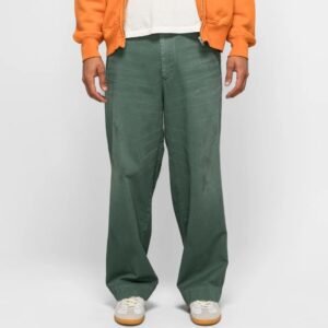 A.PRESSE Vintage Twill Work Pants - Green