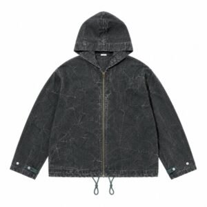 A.PRESSE Vintage US Olive Zip Hoodie premium cotton streetwear hoodie with full zip front and vintage olive color