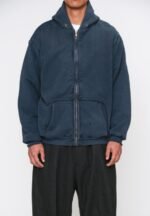 A.PRESSE Vintage USA Navy Zip Hoodie