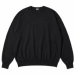 A.PRESSE Wool Cotton High Gauge Crew Neck Sweater premium men's wool cotton high gauge knit crew neck sweater for everyday streetwear style