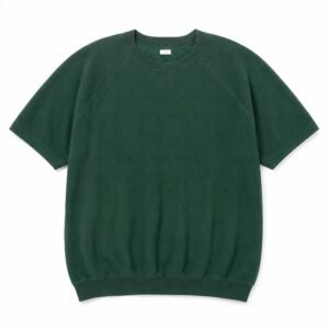 A.PRESSE S/S Vintage Sweatshirt green vintage-style streetwear sweatshirt