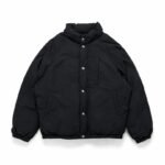 A.PRESSE Silk Ripstop Ski Down Jacket premium winter down jacket front view