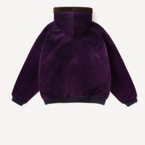 A.PRESSE Souvenir Velour Hooded Jacket