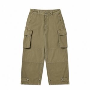 A.PRESSE Vintage Fa Hbt M-47 Pant military-inspired herringbone streetwear trousers