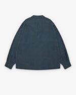 A.PRESSE Vintage Open Collar Shirt Navy