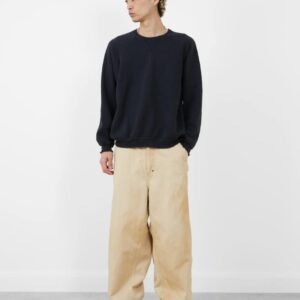A.PRESSE Vintage Silk Hemp Painter Pants Beige