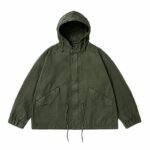 A.PRESSE Vintage Silk Hoodie Jacket – premium vintage-inspired silk hooded streetwear jacket