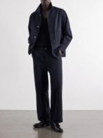 A.PRESSE Denim Wide-Leg Trousers