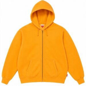 A.PRESSE Vintage Zip Up Hooded Sweatshirt