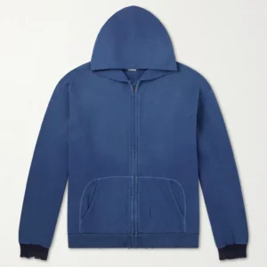 A.PRESSE Cotton-Jersey Zip-Up Hoodie