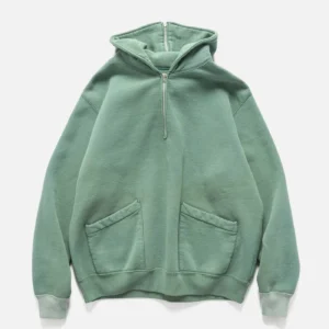 A.PRESSE Sailor Hood Half Zip Sweatshirts