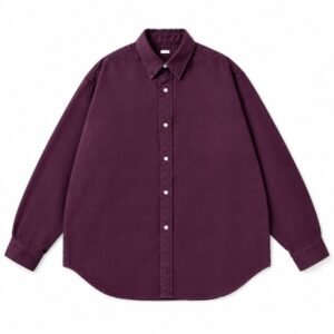 A.PRESSE Weave Twill Collar Shirt