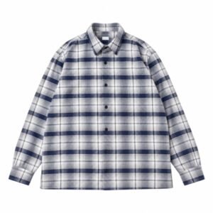 A.PRESSE checked long-sleeve shirt